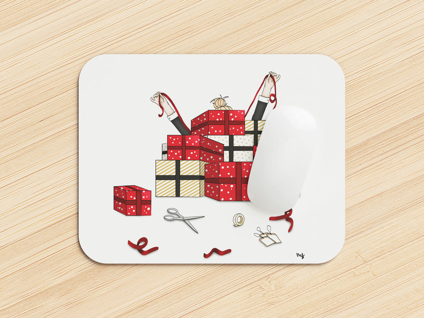 Tapis de souris "Cadeaux"