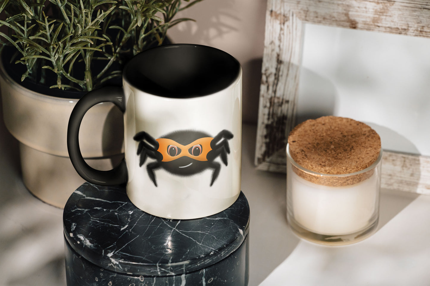 Mug "Araignée masque"